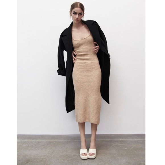 ๐ Brand New Leather Chunky Heeled Platform Mules - Picture 7 of 15